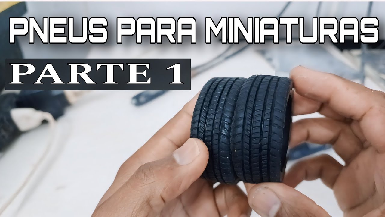 COMO FAZER MOLDE DE PNEUS PARA MINIATURAS (parte1)