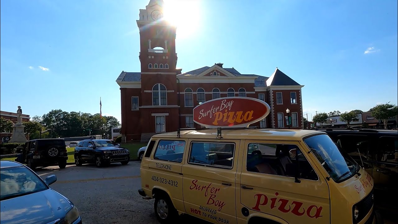 Stranger Things Museum/Surfer Boy Pizza van Ride Jackson Ga. (7/31/23)