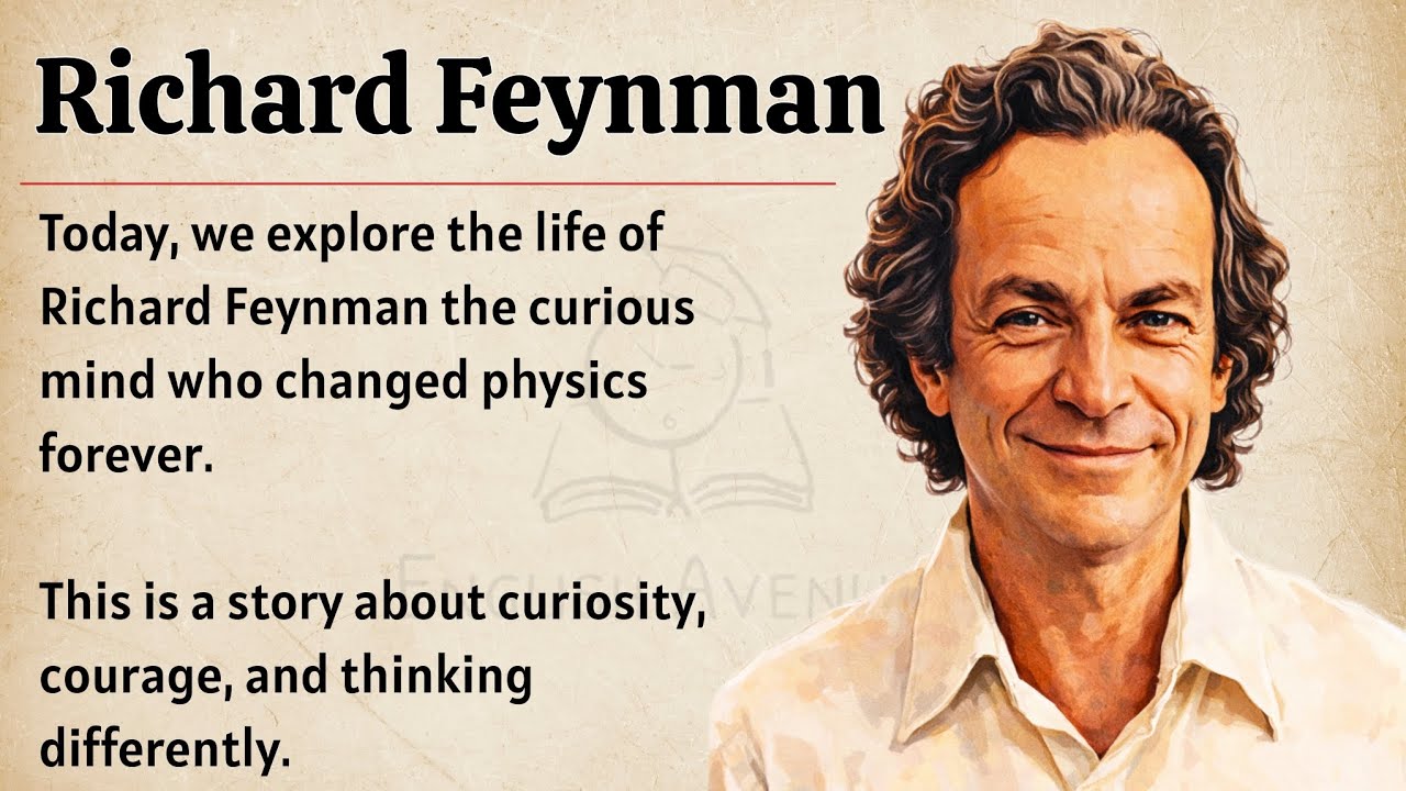 Richard Feynman Biography || Learn English Through Story Level 2 🔥 || Improve Your English ✅️ 