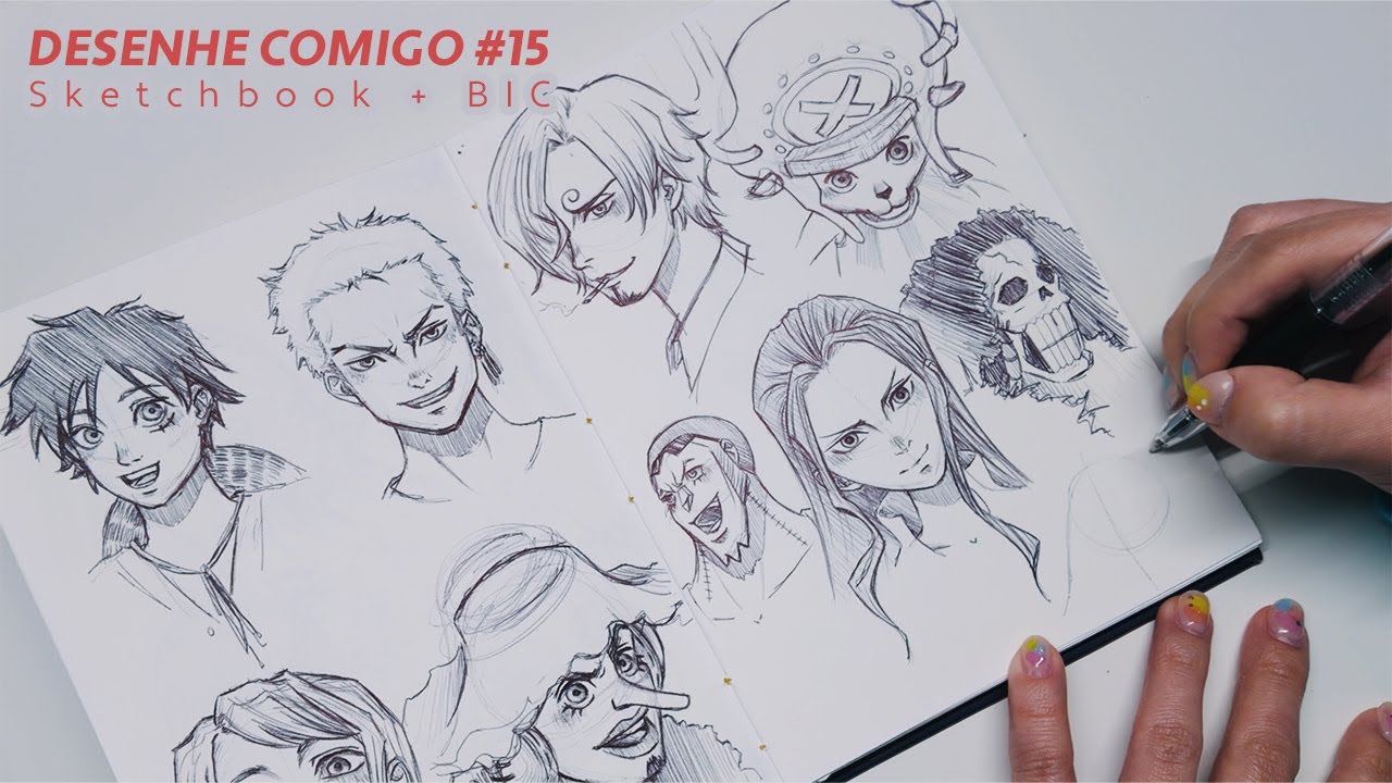 Desenhe Comigo #15 | One Piece, primeira viagem para o Japão e novo equipamento!