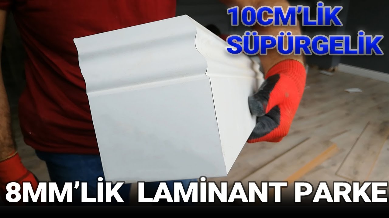 10cm'lik Lake Beyaz Süpürgelik | HARİKA SONUÇ!