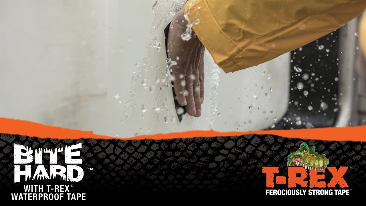 Bite Hard&trade; with T-Rex&reg; Waterproof Tape