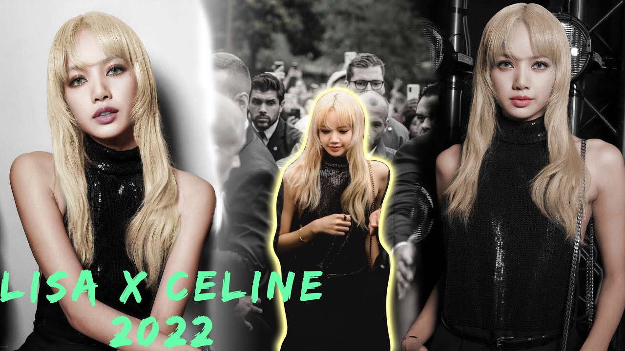 LISA at Celine PFW22 (Lisa and the crowd ,the main event)