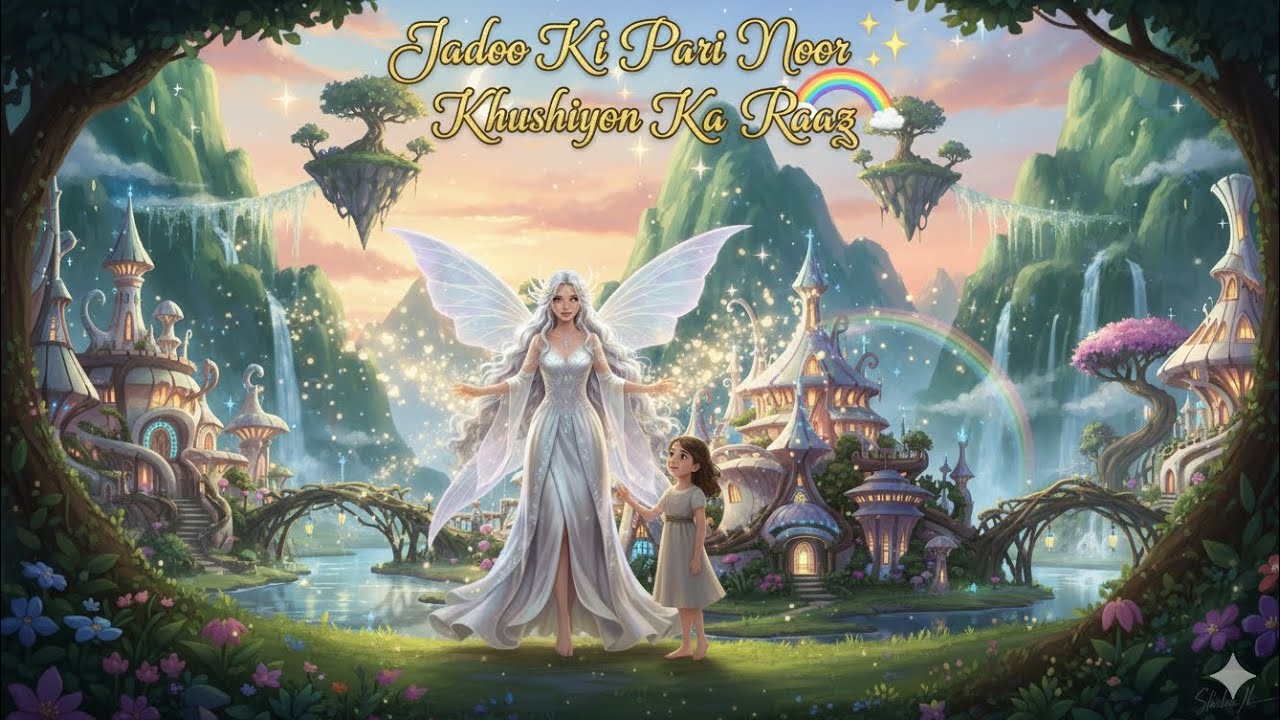 Jadoo Ki Pari Noor | Heart Touching Fairy Tale Story | Magical Kids Story in Urdu.. Rangon ka jungle
