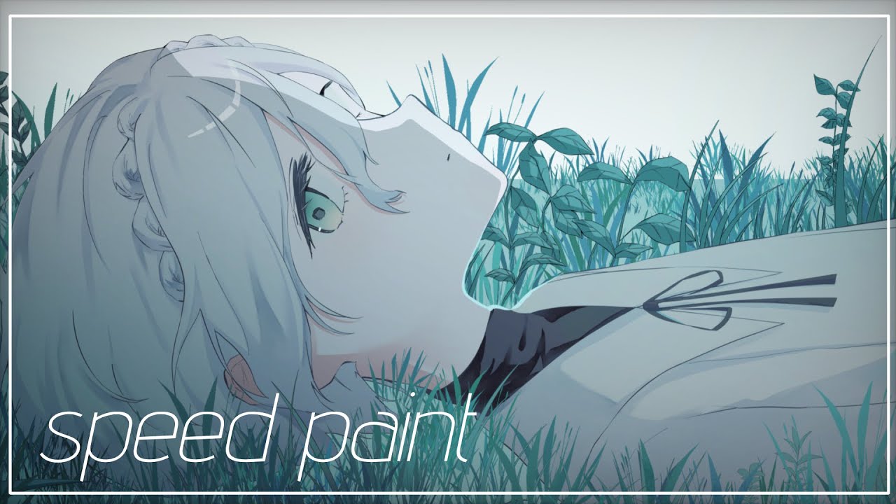 【イラストメイキング】片方だけが燃えている(cover)-speedpaint