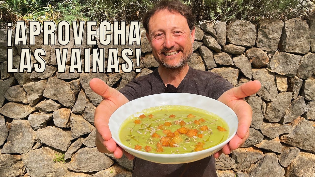 CREMA DE GUISANTES Deliciosa SIN GUISANTES! Aprovecha las Vainas! 😮😃  - GUILLE RODRIGUEZ
