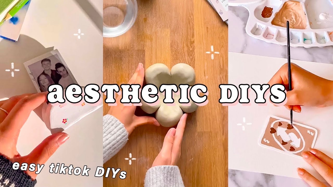 20+ aesthetic tiktok DIYs 🎨 *diy room decor & more*