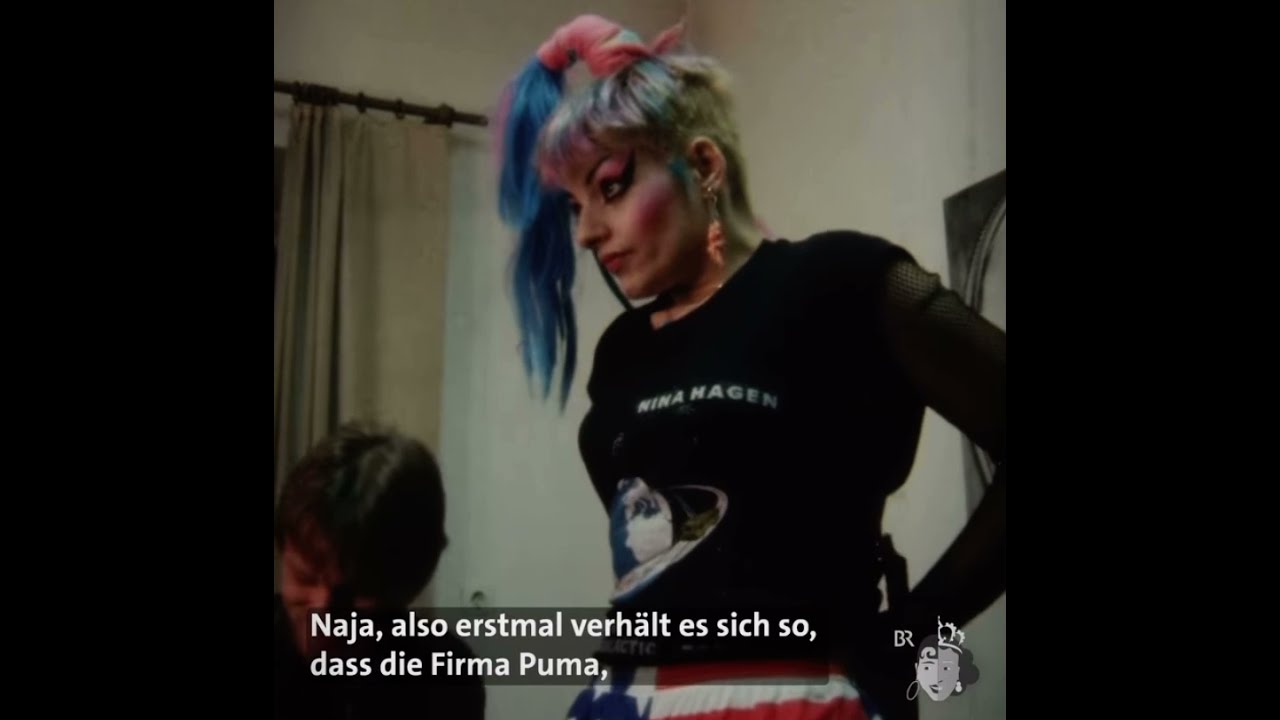 Nina Hagen 1984 Backstage