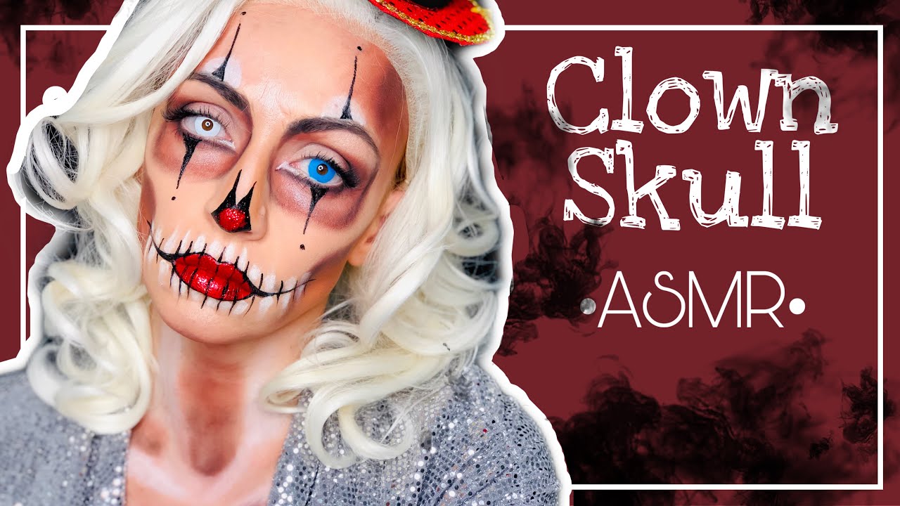 ASMR PORTUGAL: CLOWN SKULL | HALLOWEEN | PALHAÇA CAVEIRA