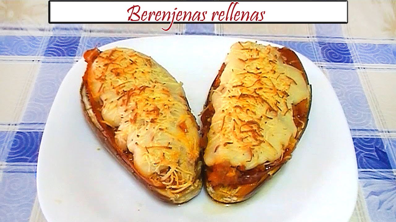 Berenjenas rellenas | Receta de Cocina en Familia