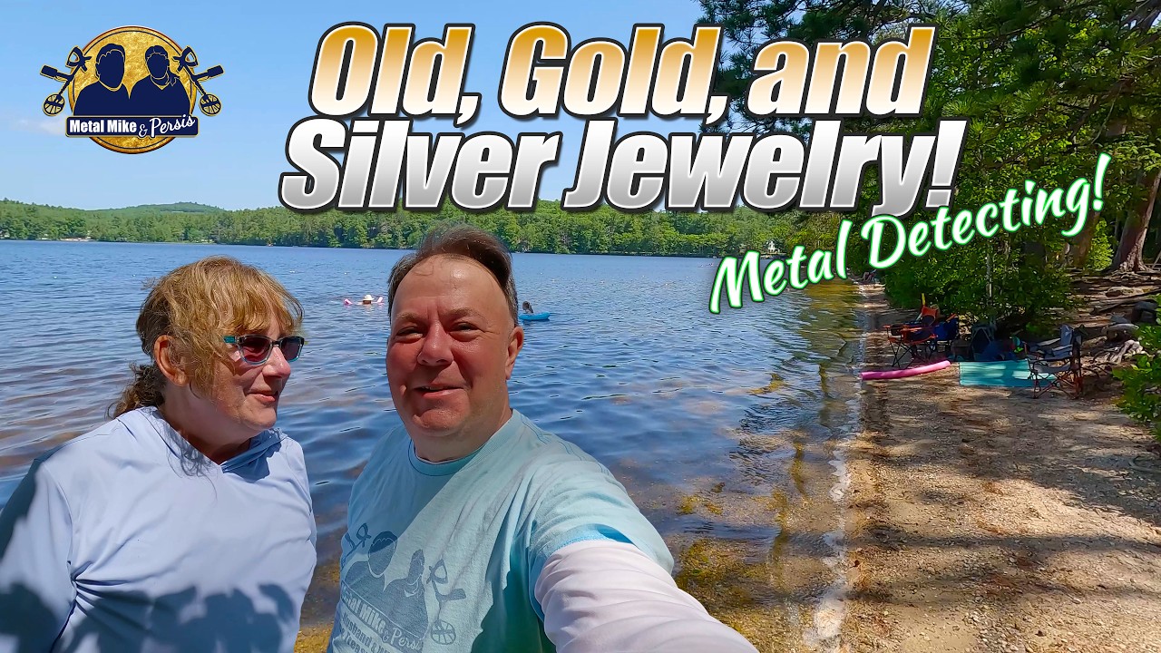 Old Jewelry, Gold Jewelry, & a Handful of Silver Jewelry Water Metal Detecting! #treasureSundays