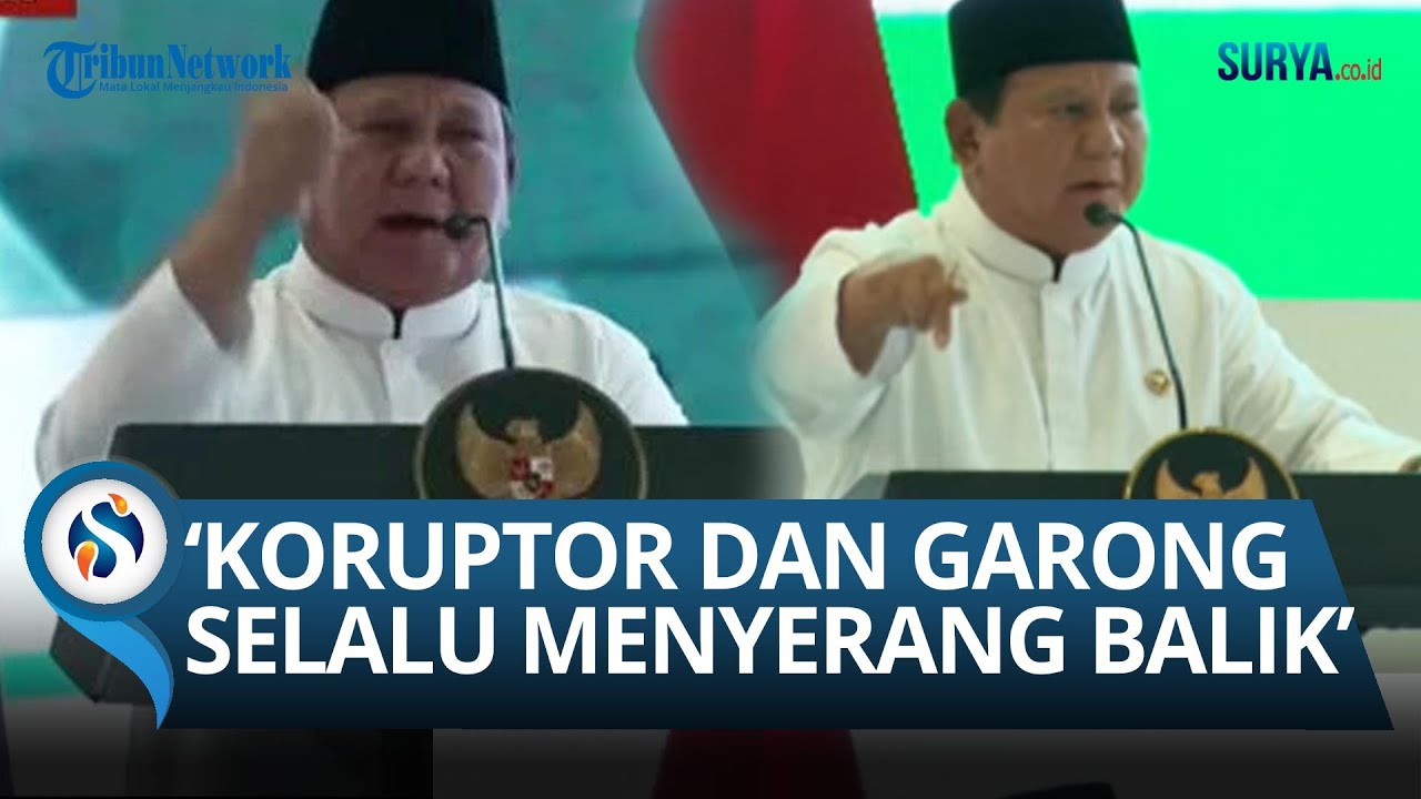 Prabowo Tegaskan Berantas Korupsi Tak Mudah: Tiap Penegakan Hukum Selalu Diserang Balik Koruptor!