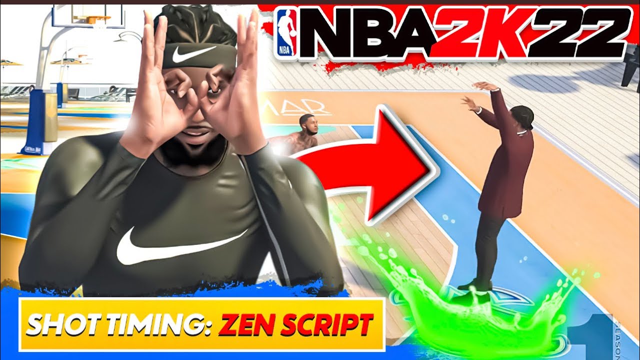 I USED REAL PLAYER % SHOT TIMING IN NBA 2K22 AND ITS A GLITCH… (100% shooting)