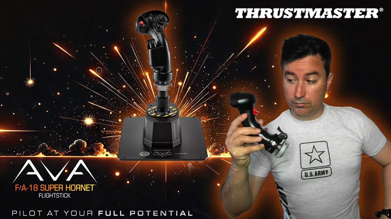 AVA F/A-18 Hornet de Thrustmaster: Unboxing, Review y Prueba Completa del Pack réplica definitivo