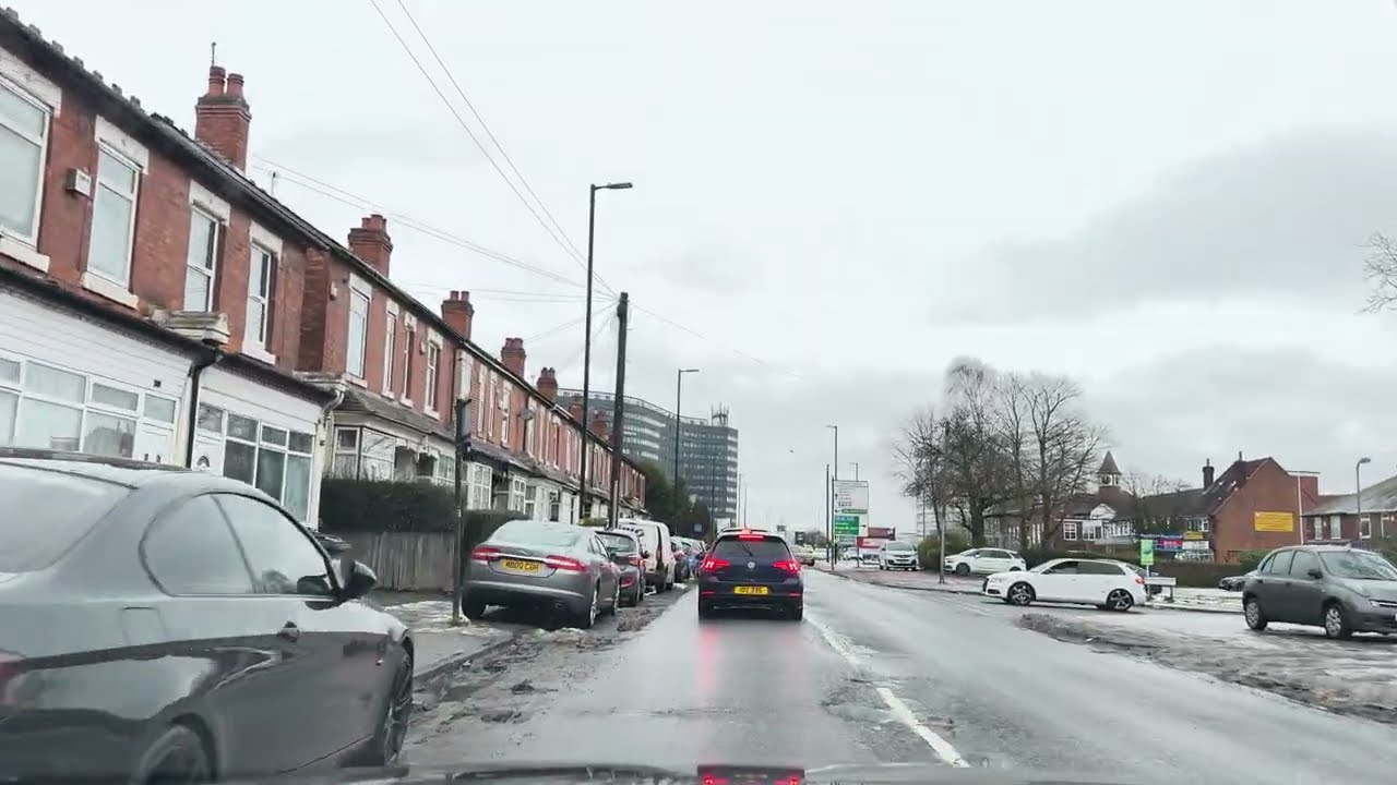 ASMR 🚗 4K Winter Drive in Birmingham UK | Real City Streets