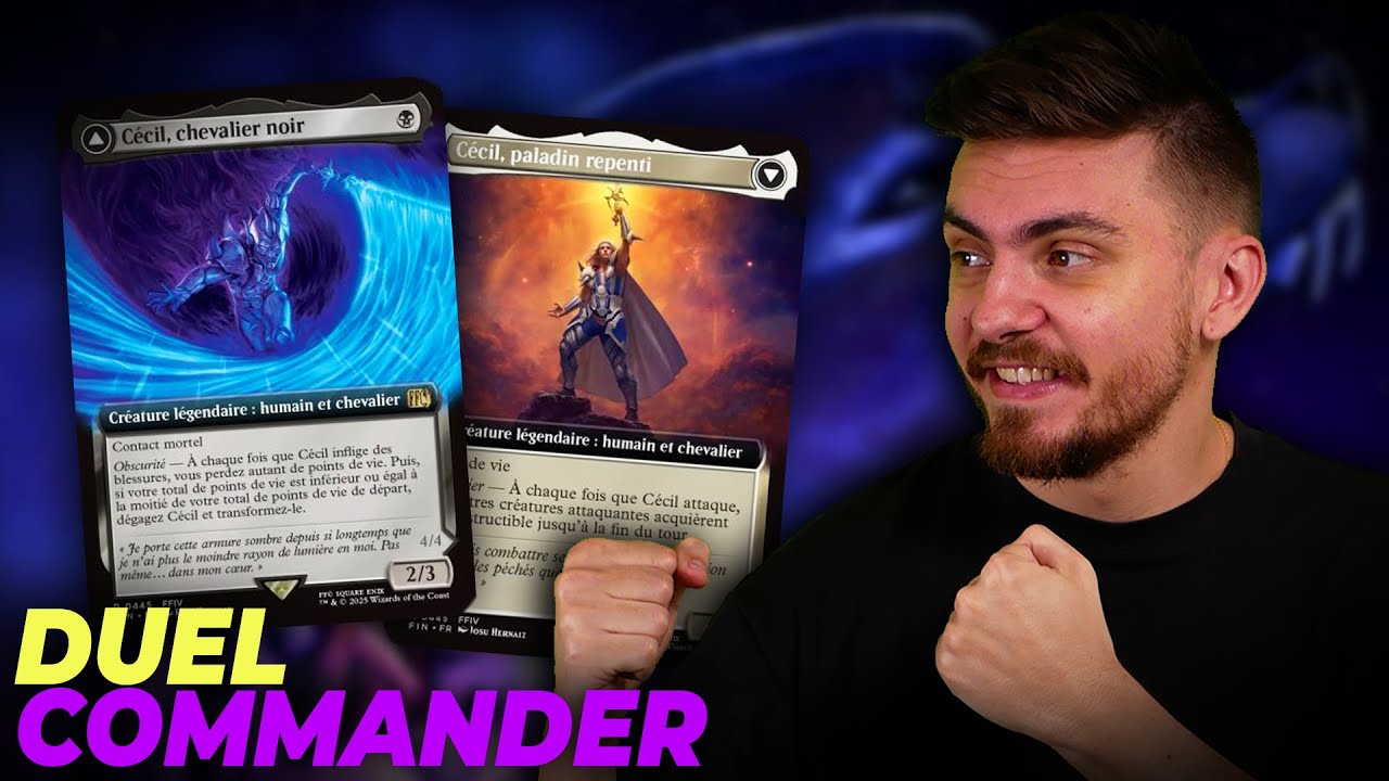 JE DANSE AVEC CECIL, LE CHEVALIER NOIR EN DUEL COMMANDER ! D&Eacute;BRIEF' DE TOURNOI DC !