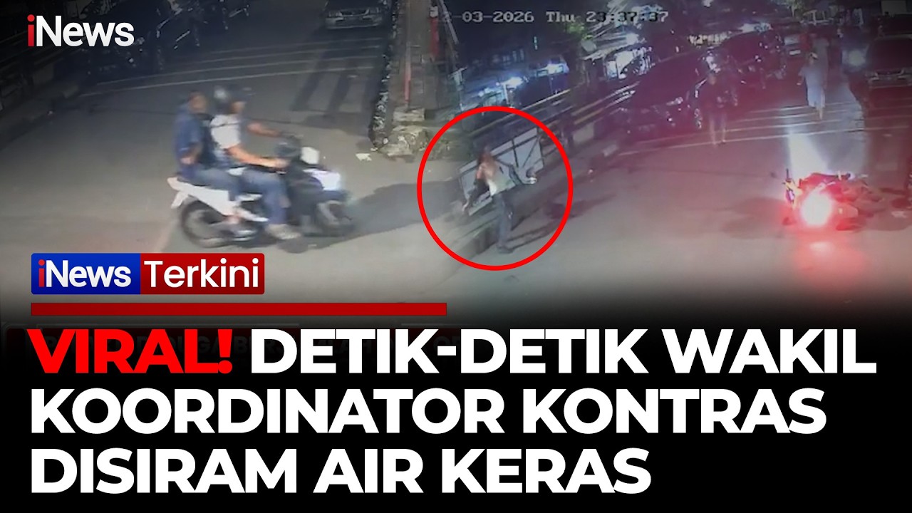 DETIK-DETIK MENGERIKAN! Wakil Koordinator KontraS Disiram Air Keras | iNews Terkini
