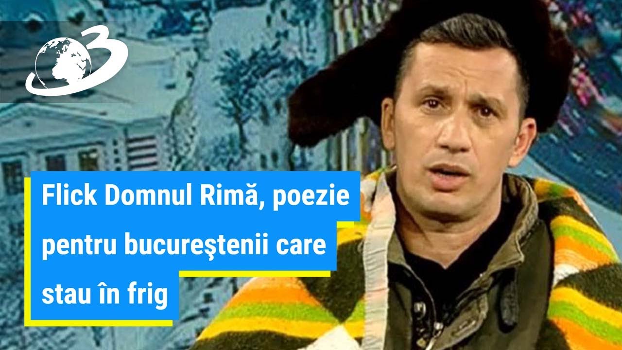 Flick Domnul Rimă, poezie pentru bucureştenii care stau în frig