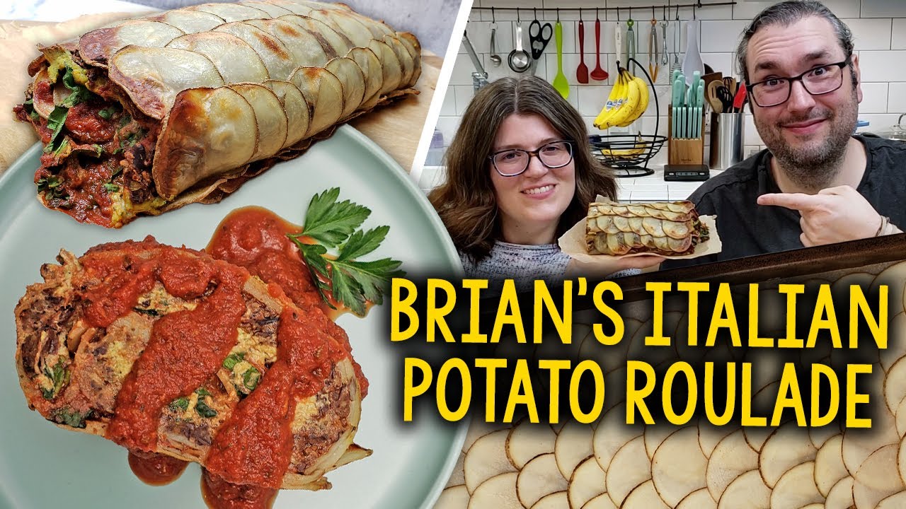 Recipe: Brian's Italian Potato Roulade (Oil-Free, Plant-Based, Vegan)