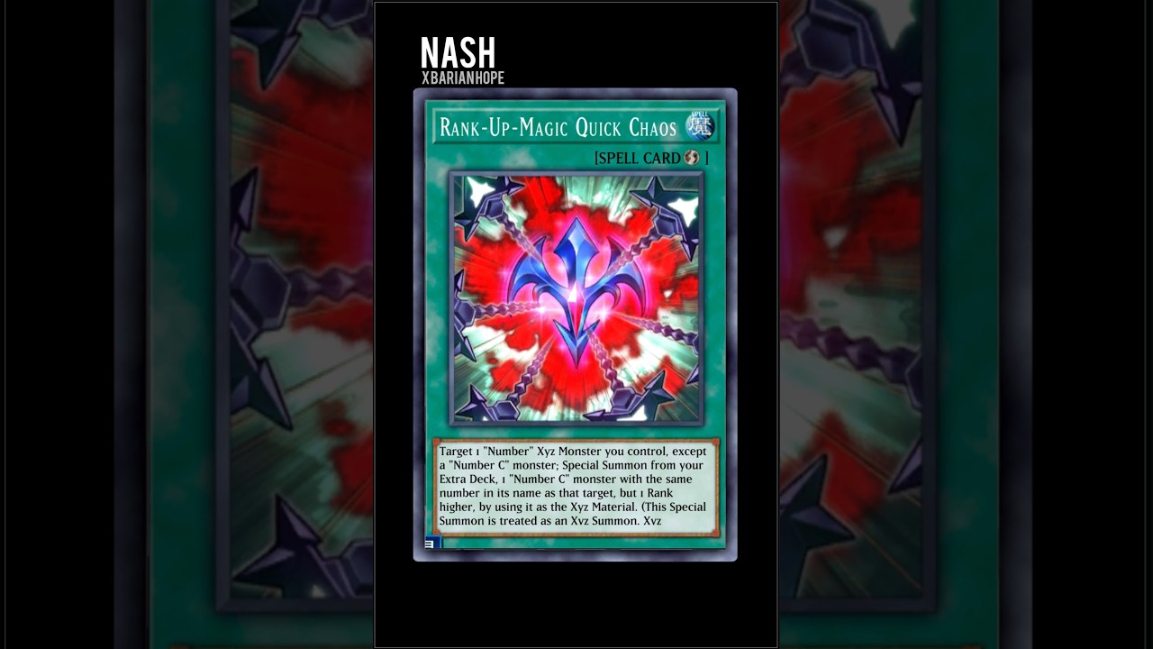 Yu-Gi-Oh! Duel Links - Nash summon Barian Hope x Rank-Up Magic Quick Chaos