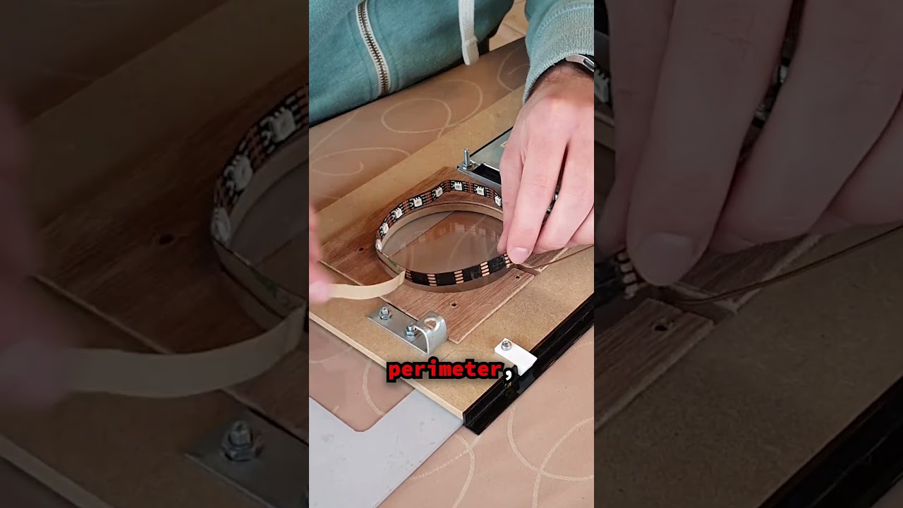 Addressable LEDs in a Pinball Speaker Panel #shorts #50 #virtualpinball #arcade #diy