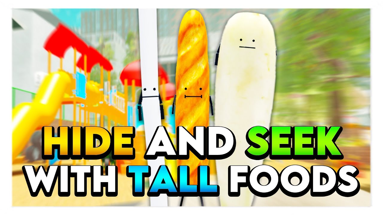 Roblox SECRET STAYCATION HIDE & SEEK WITH TALL FOODS! 🥖