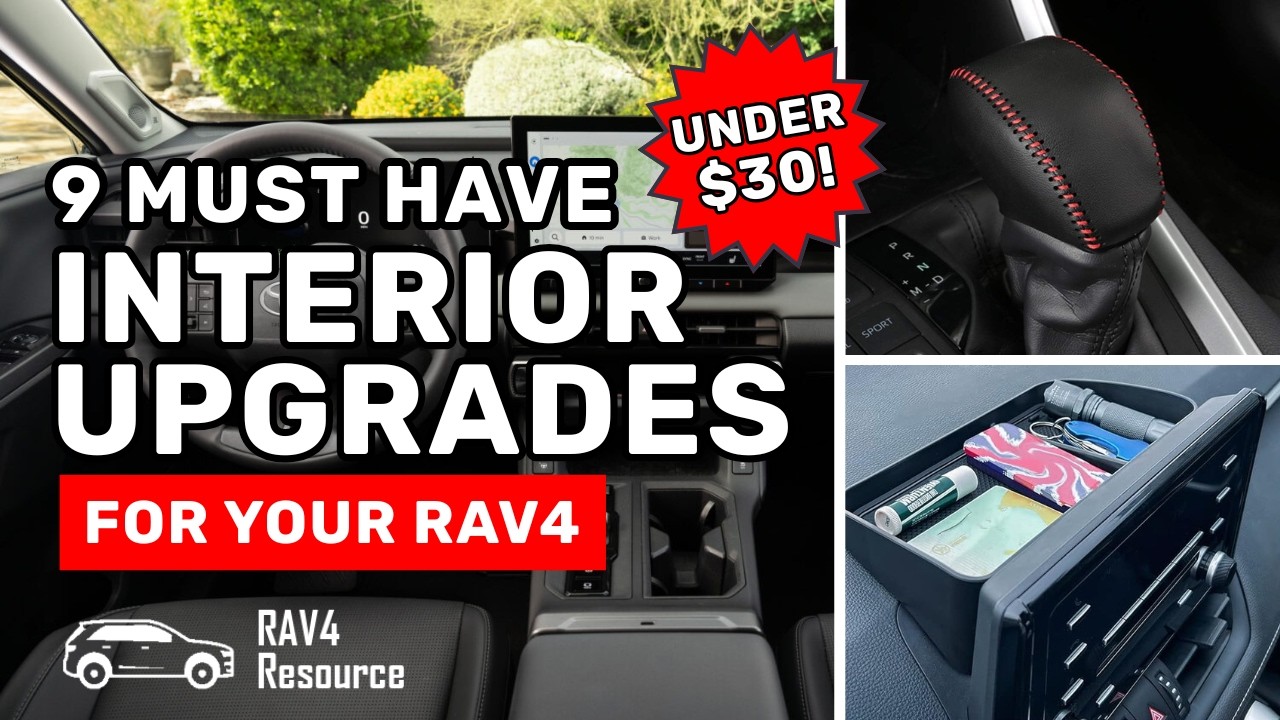 9 Must Have Interior Mods & Accessories Under $30 for the Toyota RAV4