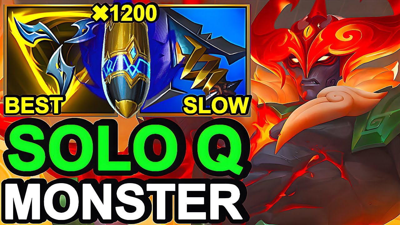 Wild Rift China Aatrox Top - Solo Carry Best Aatrox Build Runes - Challenger Solo Rank Gameplay