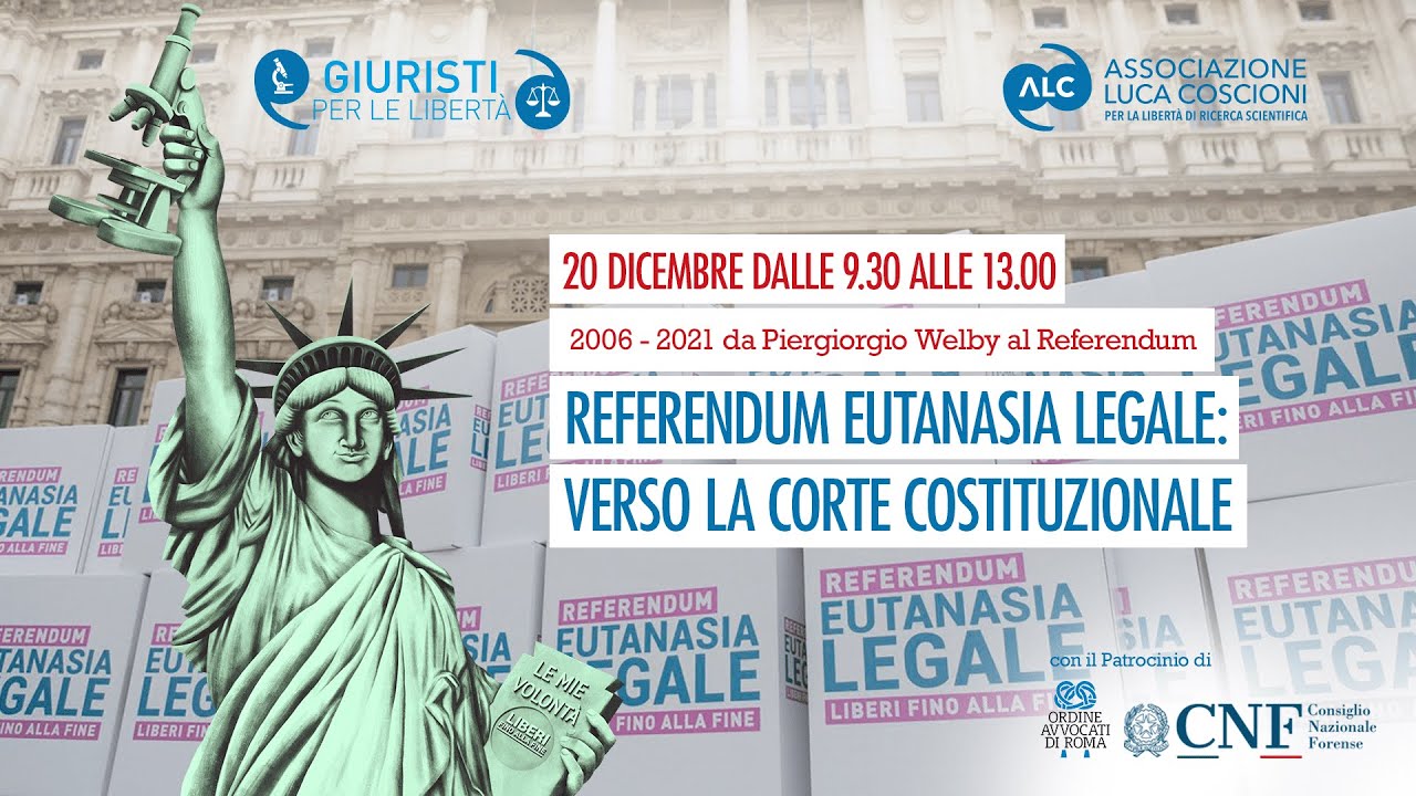 Seminario Giuridico - Referendum Eutanasia Legale: verso la Corte costituzionale
