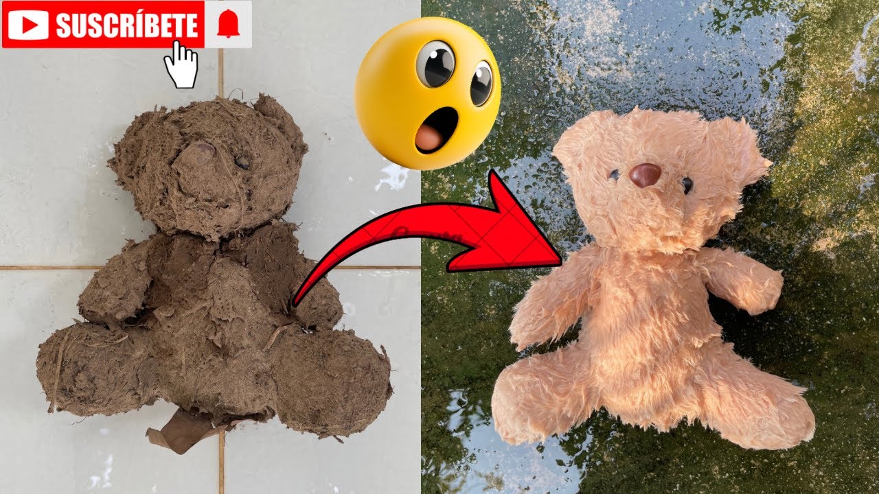 ASMR, I cleaned the dirty small doll for two hours. Satisfying carpet, Rugcleaning videos 😲😱