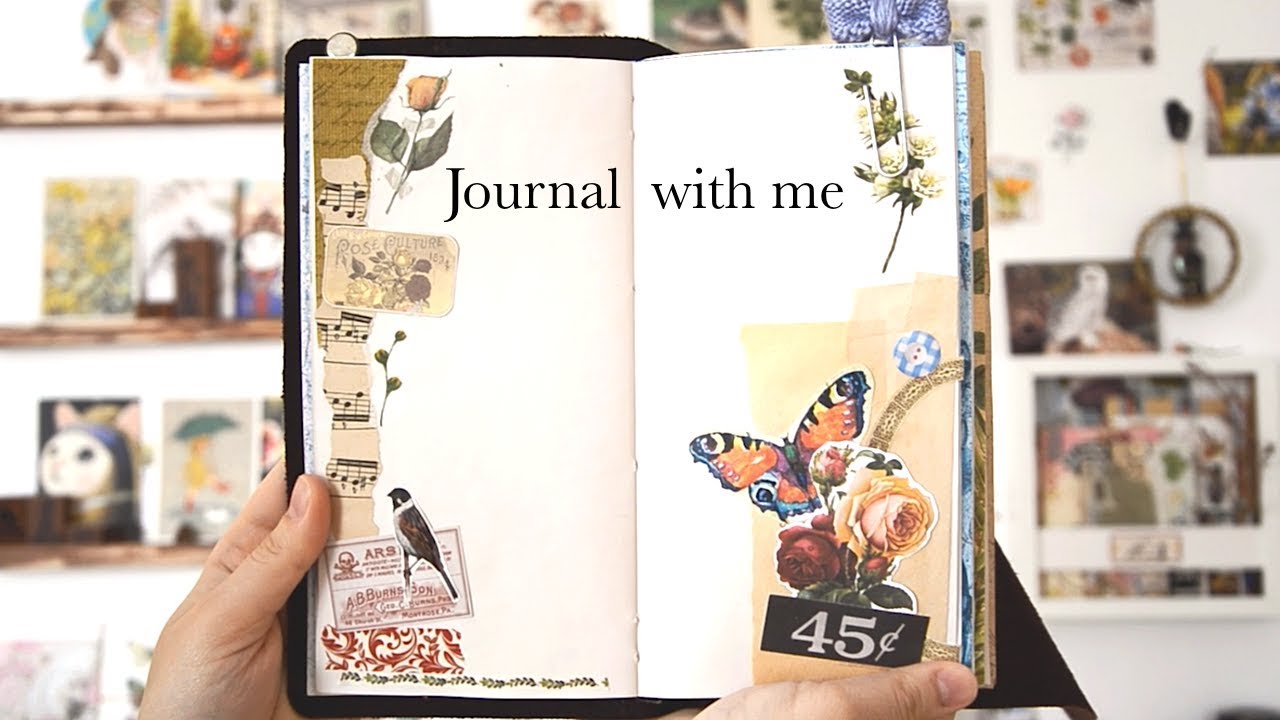 Journaling process / leather notebook