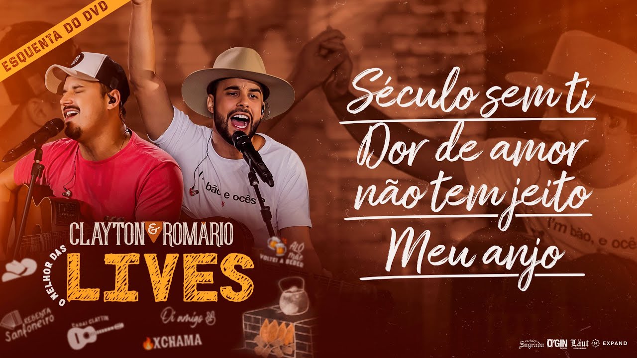 Clayton e Romário - Seculo Sem ti / Dor de Amor Não Tem Jeito / Meu anjo