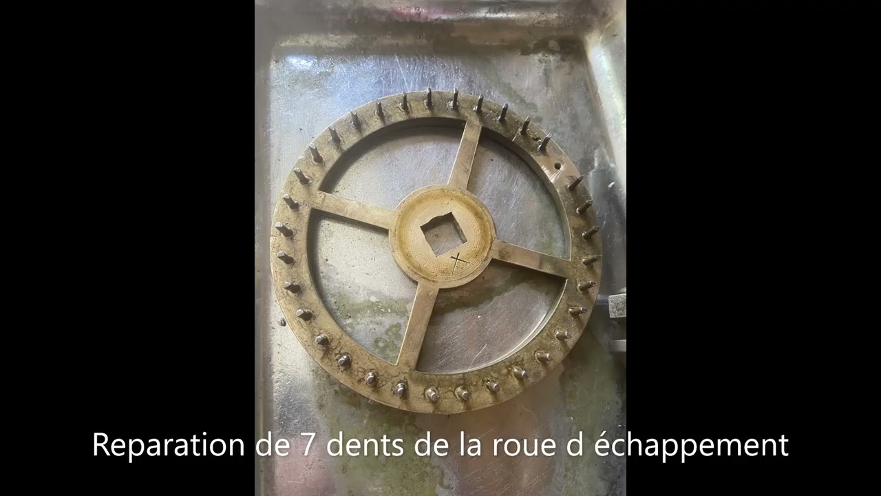 Horloge du clocher du village de Gendrey (Jura).
