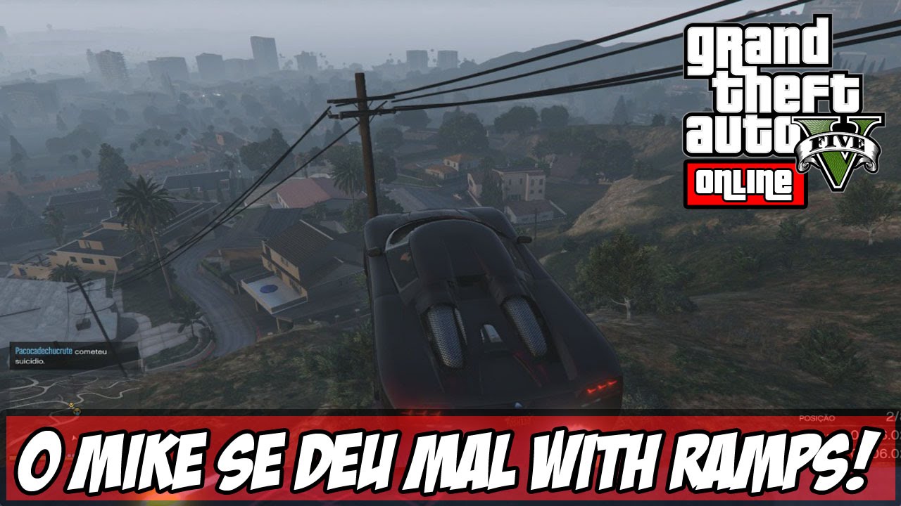 GTA V - RAMPAS e O Mike se Deu MAL! (Ps4)