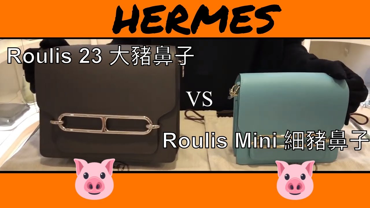 名人站分享 ｜ Hermes Roulis 23 大豬鼻子  VS Roulis Mini 細豬鼻子 分析介紹