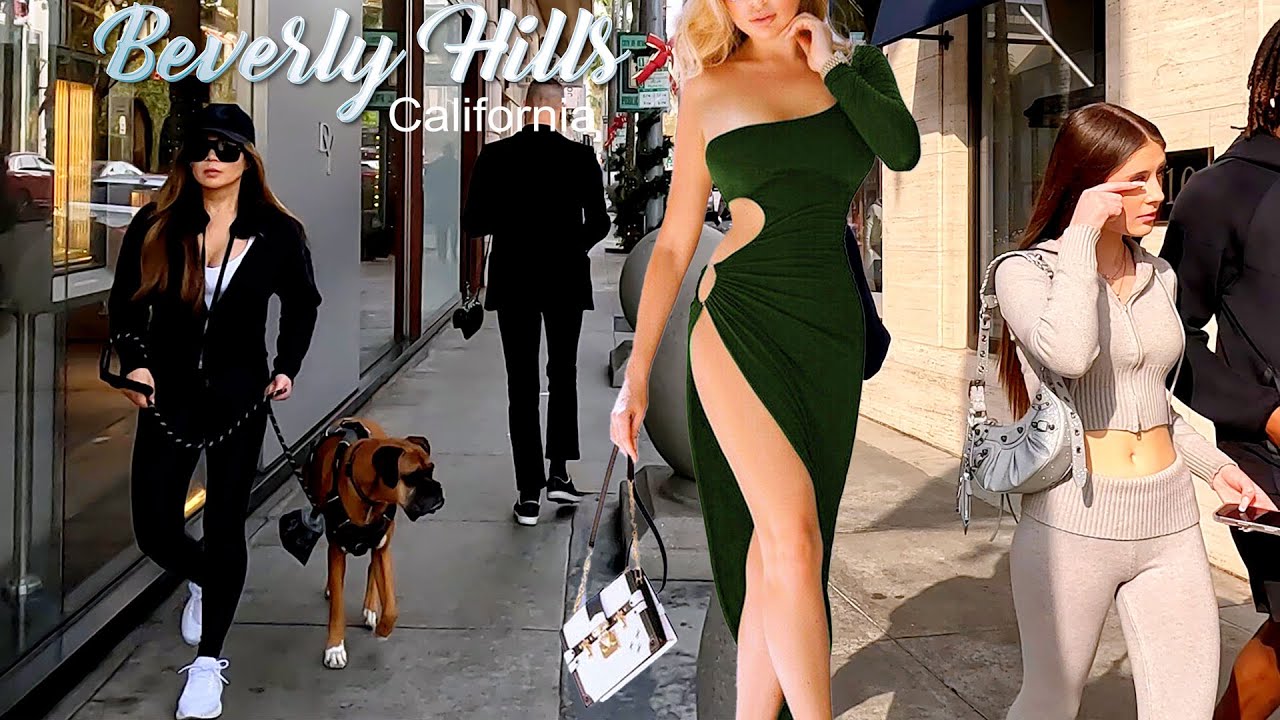 Beverly Hills Walking Tour in Los Angeles, California | The World-Famous Rodeo Drive, January 2025