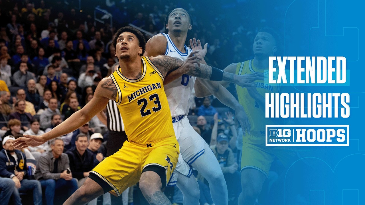 Michigan vs. Duke | EXTENDED HIGHLIGHTS | Big Ten Men's Basketball | 02/21/26