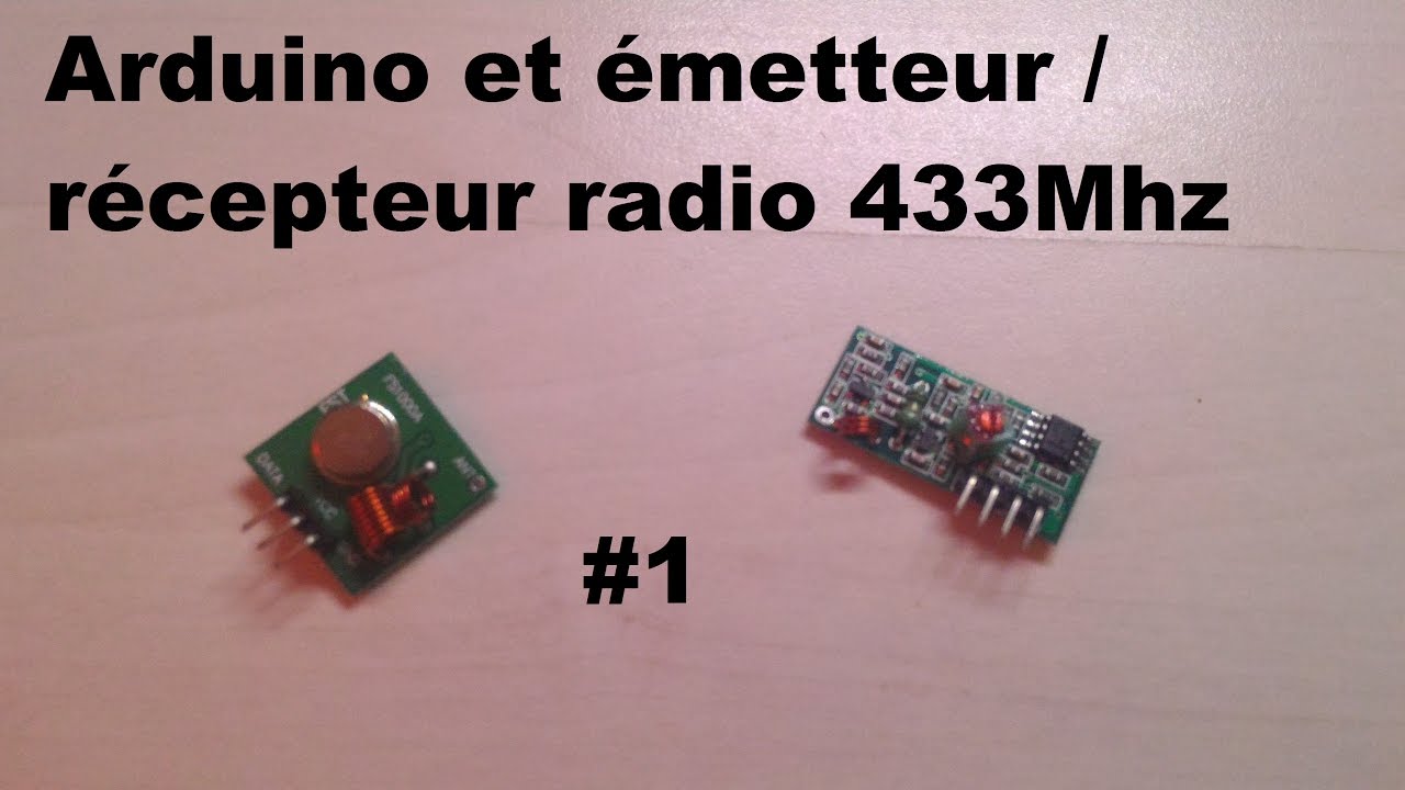 Arduinos, émetteur radio et LED ! / Arduino, radio transmitter and LED ! - #1