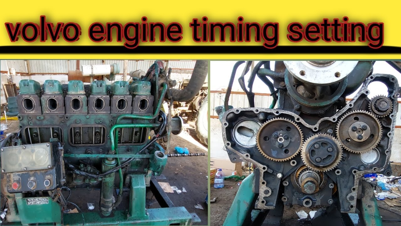 Volvo engine 280 timing setting / Volvo engine diesel pump timing