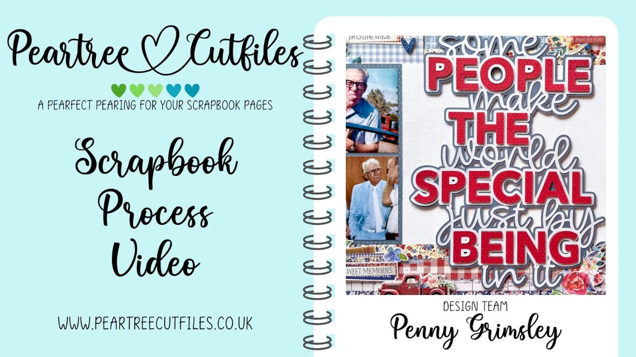Scrapbook Process | Single Page | “Some People” | Peartree Cutfiles + Simple Stories | Layout 88