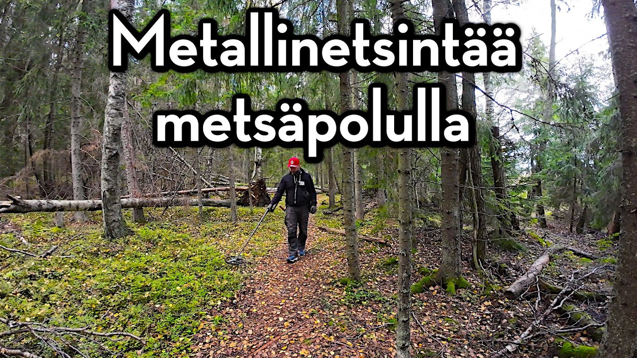 Millaisia esineitä löytyy metsästä vanhalta polulta metallinpaljastimella?
