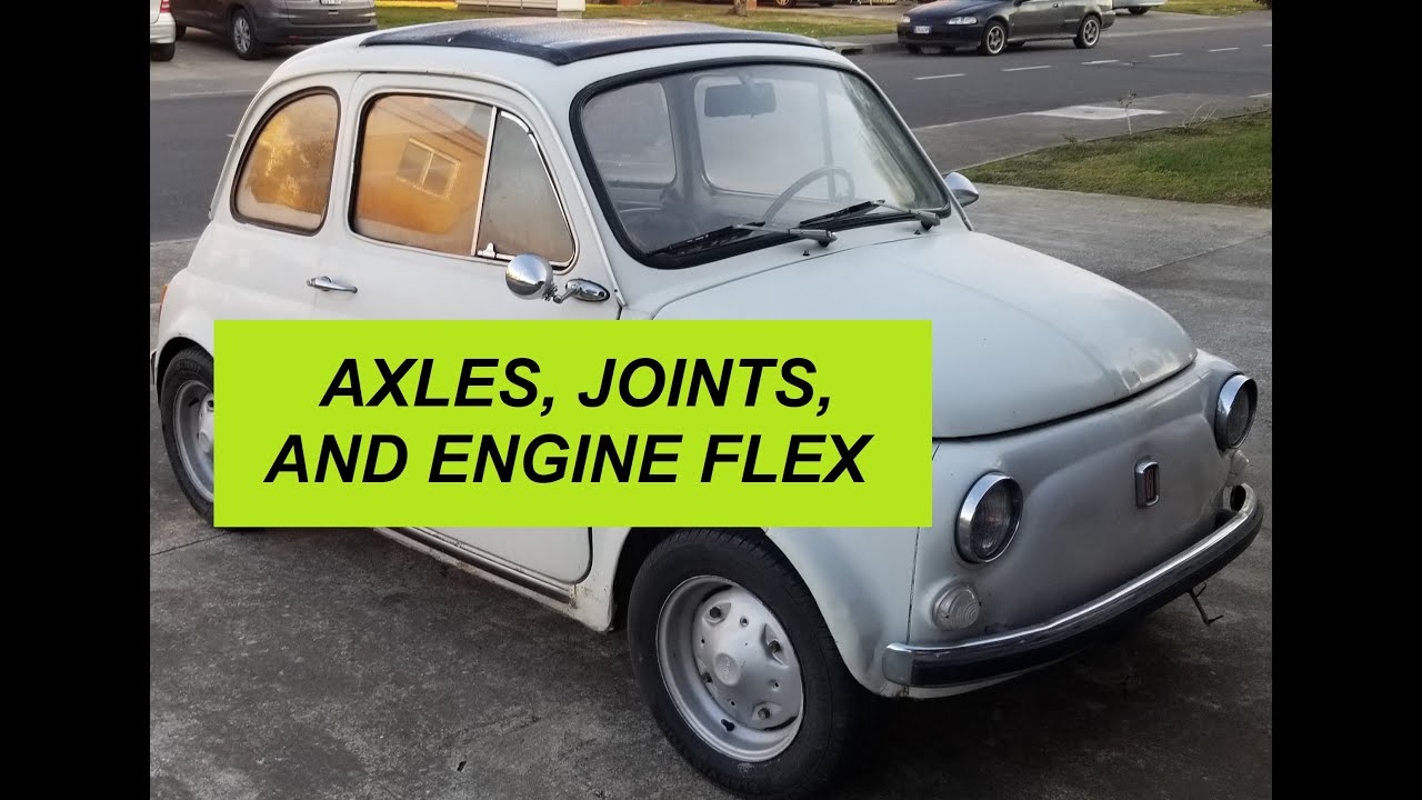 Classic Fiat 500 Restomod Series, Episode 10: New Axles and Connectors, Added Engine Bracket