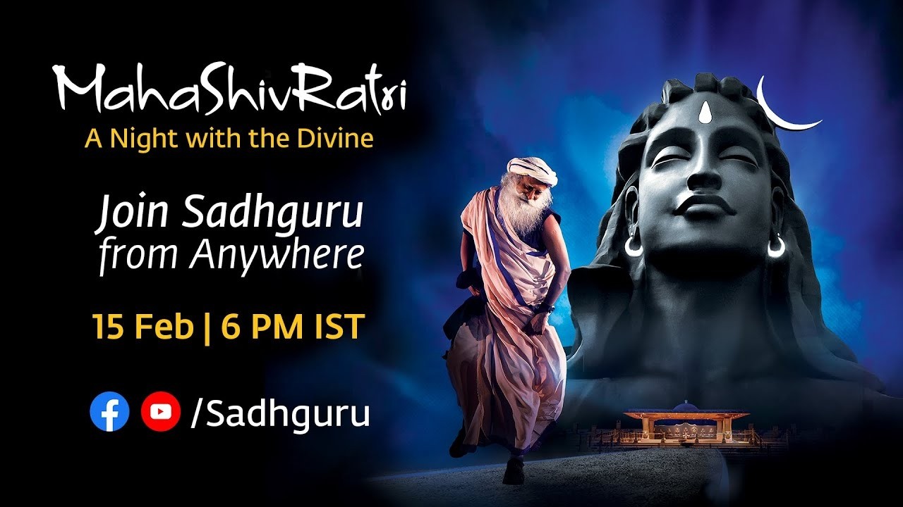 MahaShivRatri 2026 – Live with Sadhguru | LIVE TELECAST | February 2026 #sadguru