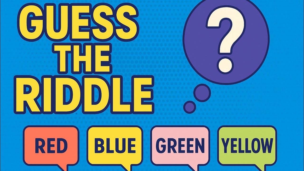 Guess the Color Riddle🖌️🖍️🌈🎨Mystery of Colors ❗