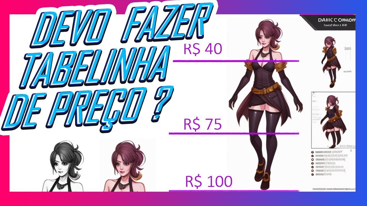Como abrir comiss&otilde;es? (commissions) | Pre&ccedil;o de desenho e dicas de profissional com +15 anos de exp
