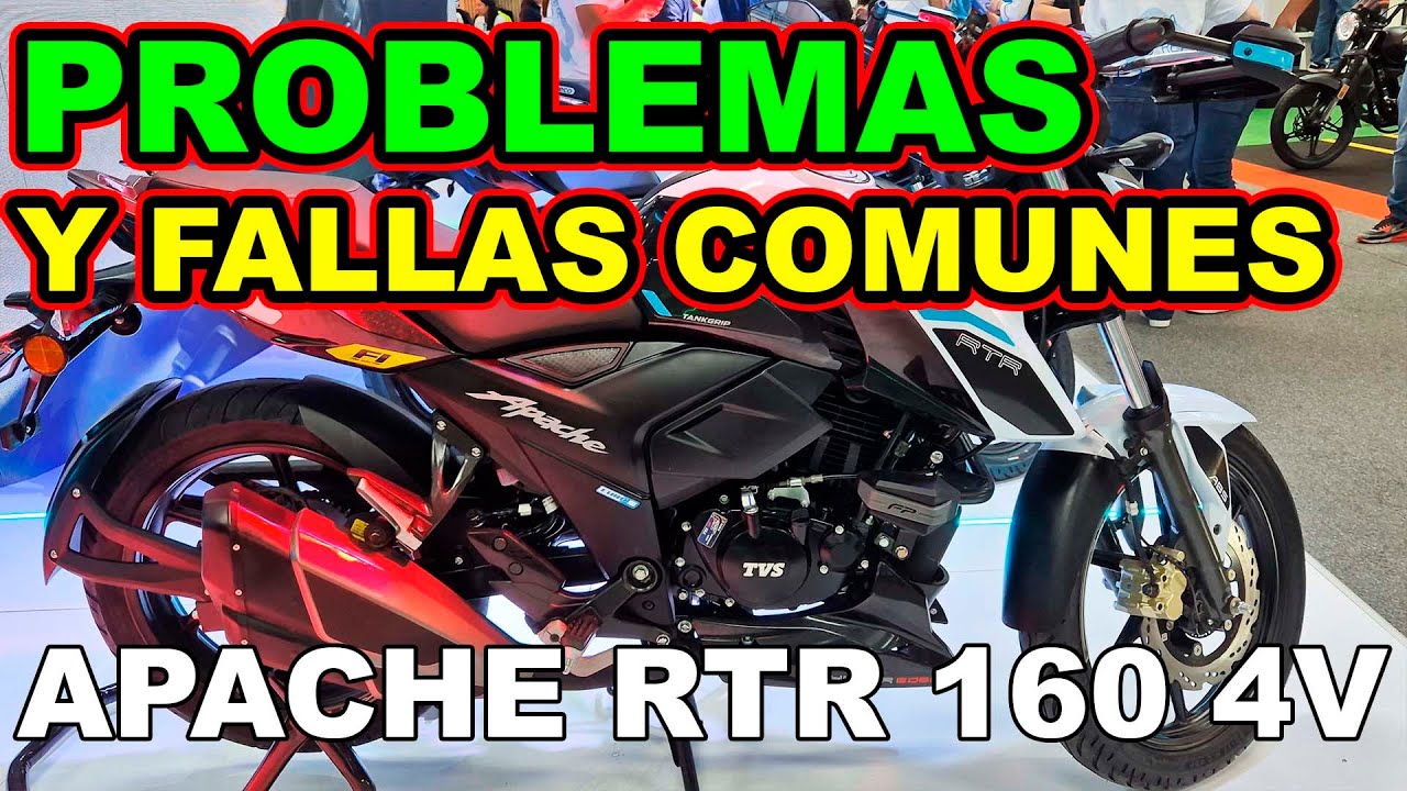 TVS APACHE RTR 160 4V ABS FI 2025 2026 PROBLEMAS Y FALLAS COMUNES Todo lo MALO y lo BUENO