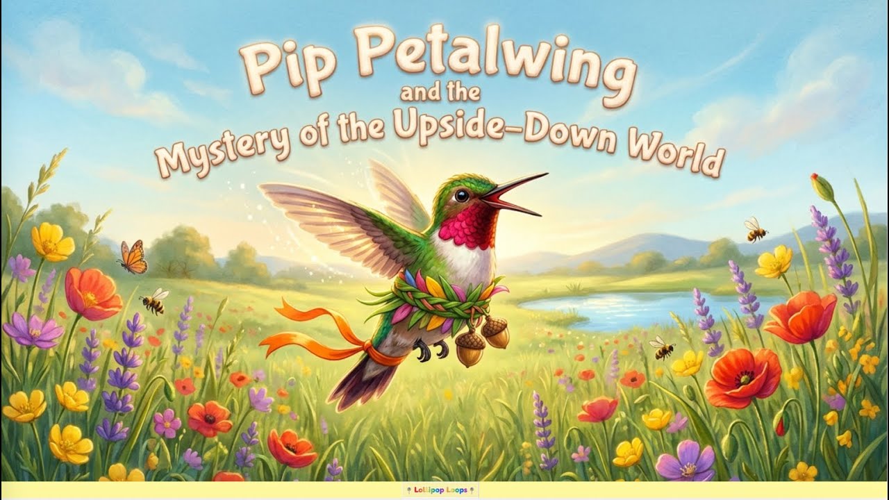 Pip the Hummingbird: Mystery of the Upside-Down World! 🌀🗺️ Kids Story!