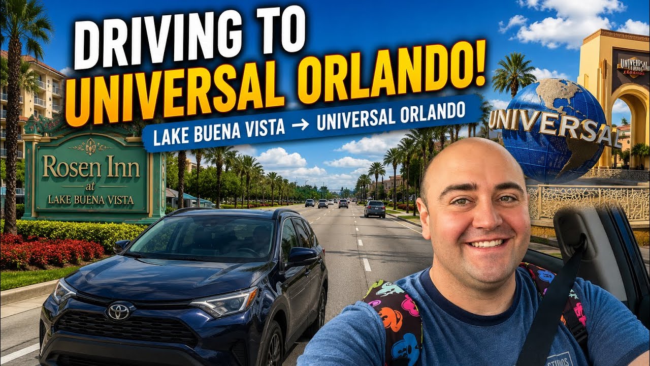Driving to Universal Studios! Scenic route and waffling! 