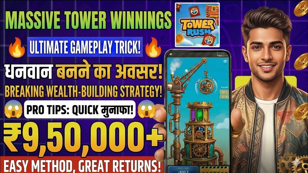 Tower Rush Game Kaise Khele Tower Rush Game Real Or Fake?😱 | Tower Rush Game Withdrawal Proof