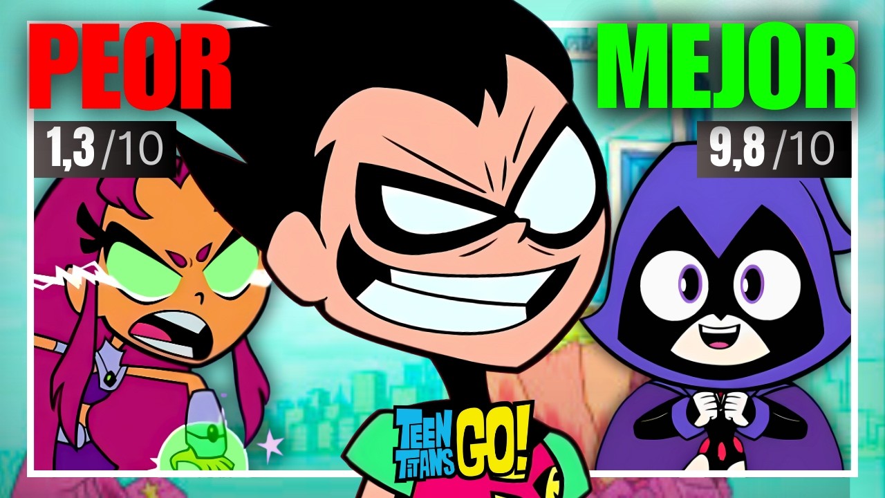 Vi los 3 CAPITULOS PEOR y MEJOR CALIFICADOS de TEEN TITANS GO